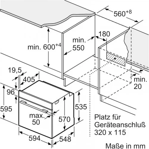 Духовой шкаф Bosch HBA571BB4 