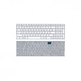 Клавиатура для Asus X756 белая без рамки (горизонтальный Enter)                                                                                                                                                                                           