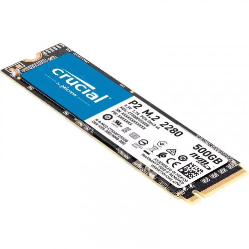 Диск SSD M.2 PCI-E 500Gb Crucial P2 Series CT500P2SSD8 