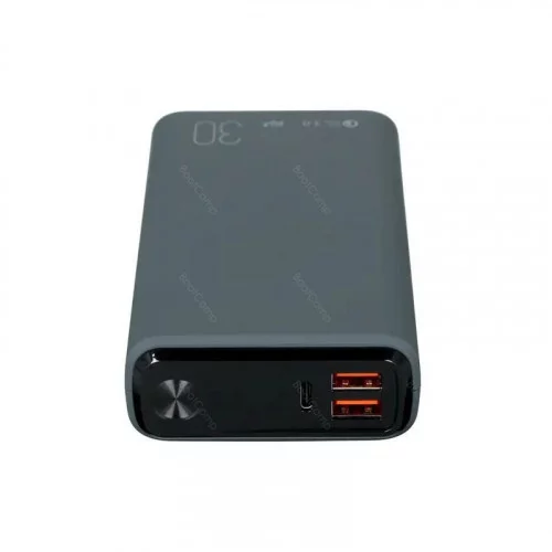 Портативная батарея OLMIO QL-30 30000mAh, серая 