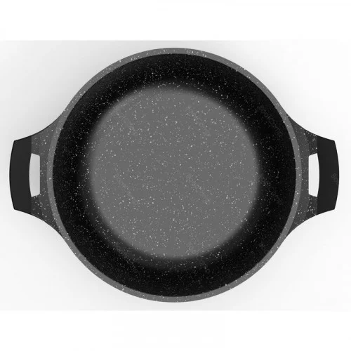 Кастрюля с крышкой DOMOLETTI Black Marble KETG20 2,6L 