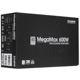 Блок питания ZALMAN MegaMax (TXll) 600W [ZM600-TXII] черный                                                                                                                                                                                               