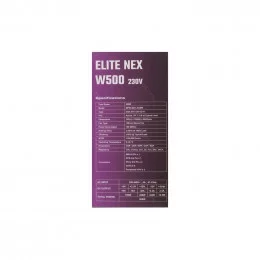 Блок питания Cooler Master ELITE NEX White 500 (MPW-5001-ACBW-BE1)                                                                                                                                                                                        