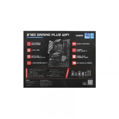 Материнская плата MSI B760 GAMING PLUS WIFI 