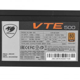 Блок питания Cougar VTE500 [CGR BS-500R] черный                                                                                                                                                                                                           