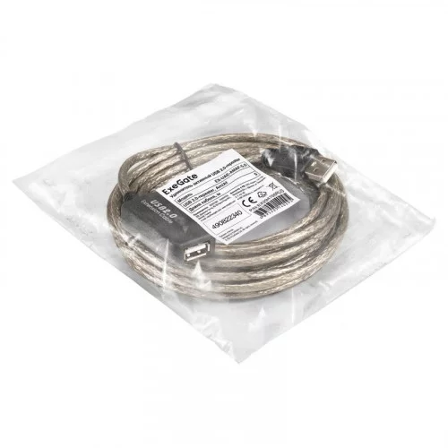 Удлинитель USB 2.0 ExeGate EX-UAE-AMAF-5.0 5м EX294766RUS 