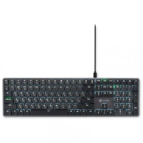 Клавиатура Oklick K953X черный/серый 