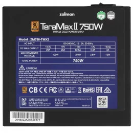 Блок питания ZALMAN TeraMax II 750W [ZM750-TMX2] черный                                                                                                                                                                                                   