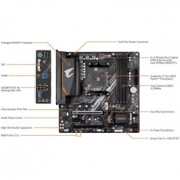 Материнская плата Gigabyte B550M AORUS ELITE                                                                                                                                                                                                              