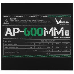 Блок питания Formula AP-600ММ [AP-600ММ] черный                                                                                                                                                                                                           