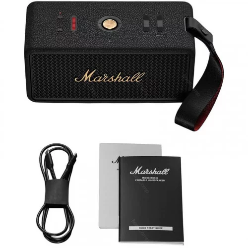 Портативная колонка Marshall Middleton II Black and Brass 