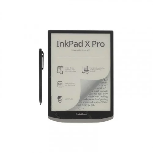 Электронная книга 10.3” PocketBook InkPad X Pro черный + чехол 