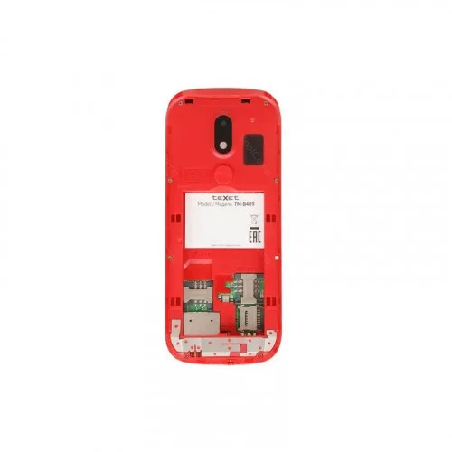 Телефон мобильный teXet TM-B409 чёрно-красный 