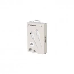 Кабель USB Type-C - USB Type-С белый 1м Breaking Classic (20160)                                                                                                                                                                                          