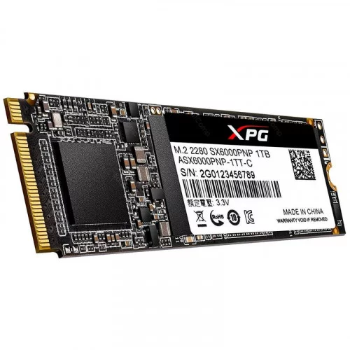 Диск SSD M.2 PCI-E 1024Gb (1Tb) A-DATA XPG SX6000 Pro (ASX6000PNP-1TT-C) 
