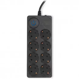 Сетевой фильтр Ippon BK-8-EU-3-16-B 3м (8 розеток) 3500 Вт черный                                                                                                                                                                                         