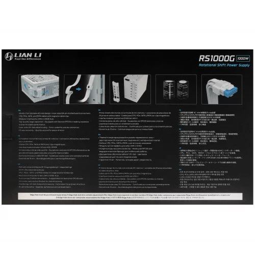 Блок питания LIAN LI RS GOLD 1000 [G9P.RS1000G.W000.RU] белый 