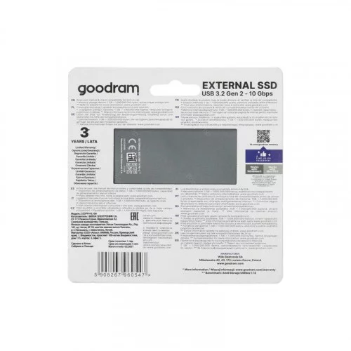 Жесткий диск внешний SSD ext 512Gb GoodRam HL100 SSDPR-HL100-512 