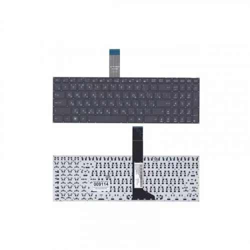 Клавиатура для ноутбука Asus X550, X550C, X550CA, X550CC, X550CL, X551 Черная, плоский Enter, без рамки 
