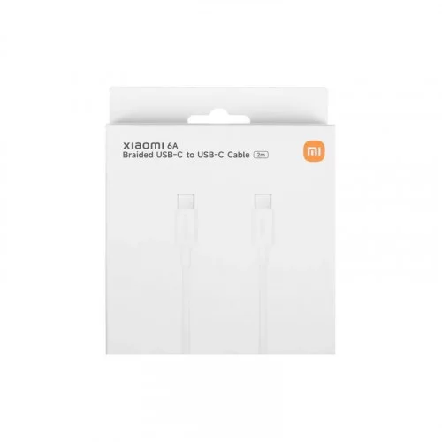 Кабель Xiaomi USB-C - USB-C 2 метра (BHR087AGL) 