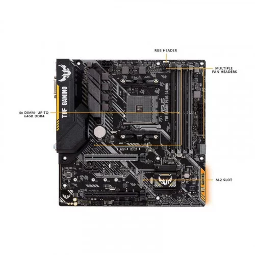 Материнская плата Asus TUF B450M-PLUS GAMING 