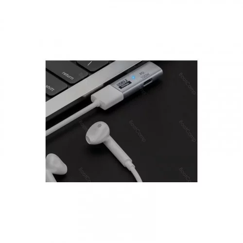 Адаптер-переходник 2в1 KS-is USB-C 2 в 1 USB-A KS-is (KS-854) 