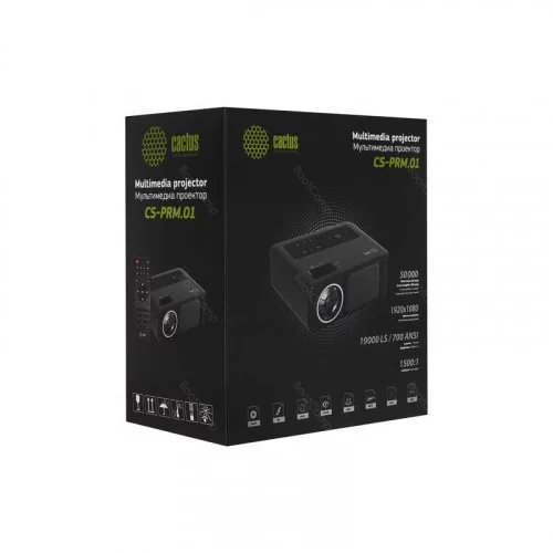 Проектор Cactus CS-PRM.01 черный 