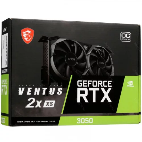 Видеокарта MSI GeForce RTX 3050 VENTUS 2X XS OC (RTX 3050 VENTUS 2X XS 8G OC) 
