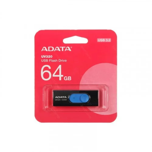 USB Flash Drive 64GB A-DATA (UV320) AUV320-64G-RBKBL 