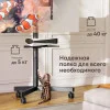 Мобильная стойка для ТВ ONKRON TS1137 чёрный 