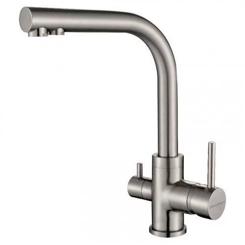 Кухонный смеситель PAULMARK ESSEN Es213011-NI(BS) 