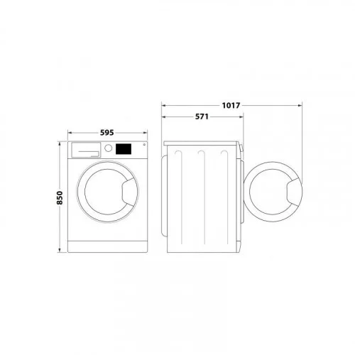 Стиральная машина Whirlpool FFS 7469 W EE 