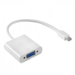 Переходник miniDisplayPort - VGA GEMBIRD (AB-mDPM-VGAF-02-W), 0.15 метра, белый                                                                                                                                                                           
