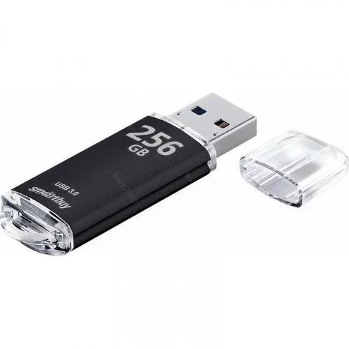 USB 3.0/3.1 Smartbuy 256GB GB V-Cut Black (SB256GBVC-K3) 