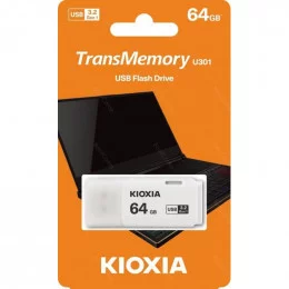 Память USB3.0 Flash Drive 64Gb KIOXIA (TOSHIBA) U301 WHITE [LU301W064GG4]                                                                                                                                                                                 