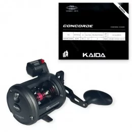 Катушка мультипликаторная Kaida Concorde CC200 правая со счетчиком                                                                                                                                                                                        