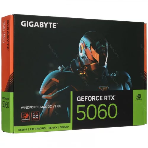 Видеокарта GIGABYTE GeForce RTX 5060 WINDFORCE MAX OC V2 GV-N5060WF2MAX OCV2-8GD 