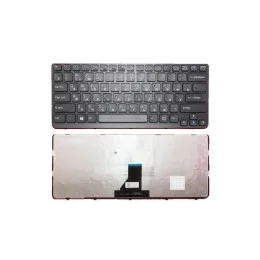 Клавиатура для ноутбука Sony Vaio SVE14A1 SVE14A1S6R SVE14A1S1R Черная, с черной рамкой                                                                                                                                                                   