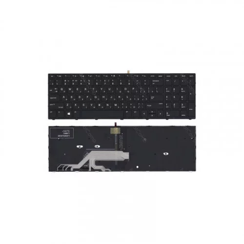 Клавиатура для HP Probook 450 G5 черная с черной рамкой 