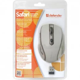 Беспроводная мышь Defender Wireless Safari MM-675 бежевый                                                                                                                                                                                                 