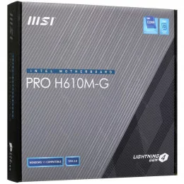 Материнская плата MSI PRO H610M-G                                                                                                                                                                                                                         