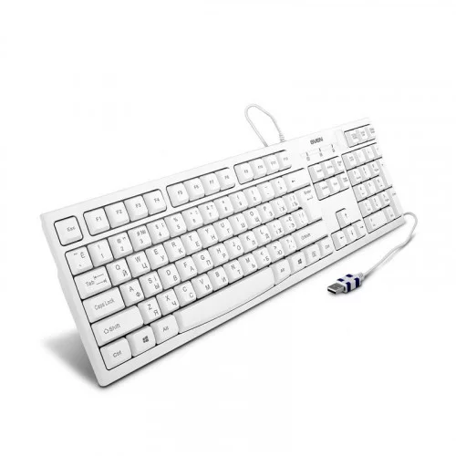 Клавиатура SVEN KB-S300 USB white 