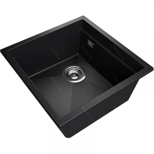 Мойка RIVELATO LINO 454-L 1-чаш 450*440 nero арт.LN-454-L nero 