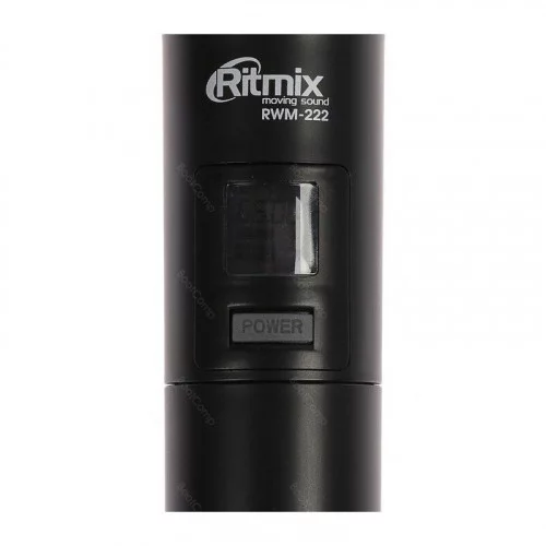 Беспроводная микрофонная система RITMIX RWM-222 black 
