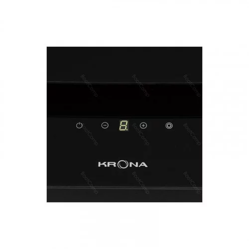 Вытяжка наклонная KRONA ALVA 600 black S 
