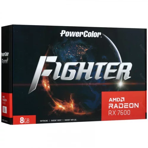 Видеокарта PowerColor AMD Radeon RX 7600 Fighter (RX7600 8G-F/V2) 