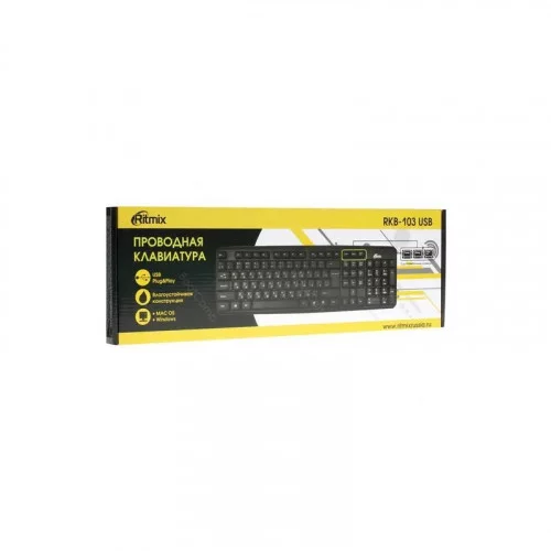 Клавиатура RITMIX RKB-103 USB 