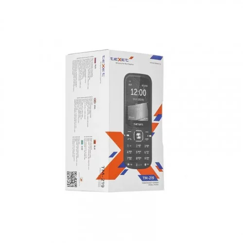 Телефон мобильный teXet TM-219 черный 
