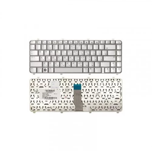 Клавиатура для HP Pavilion dv5-1000, dv5-1100 серебристая 