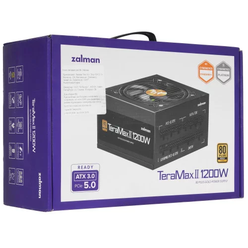 Блок питания ZALMAN TeraMax II 1200W [ZM1200-TMX2] черный 